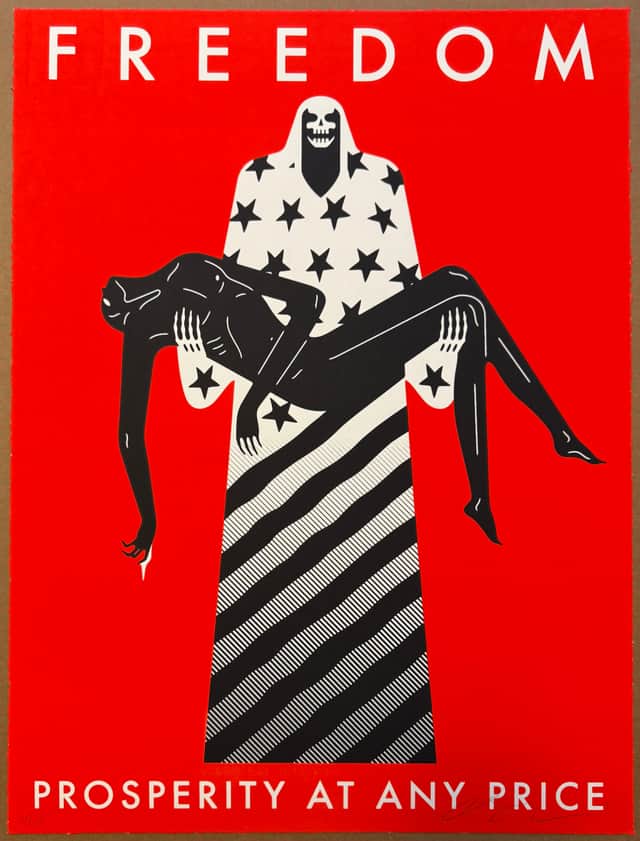 Artwork: Freedom Prosperity at Any Price - Red