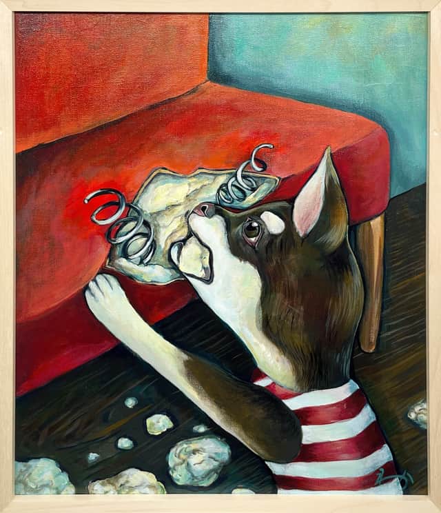 Artwork: Furniture damage crime