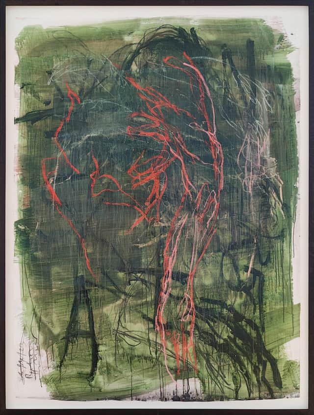 Artwork: Arm in Landschaft