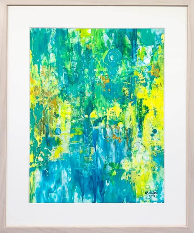 Artwork: Water surface 003 (Lake Kinrin)