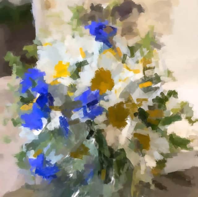 Artwork: "Summer Bouquet", Oil Painting, Impressionism, Contemporary Academic Realism