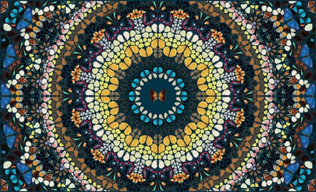 Artwork: Damien Hirst Psychedelic from the Kaleidoscopes, H18-3