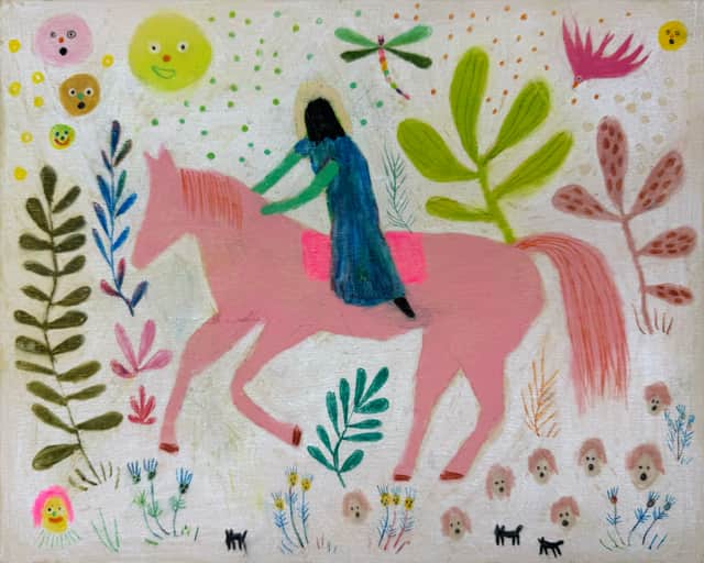 Artwork: Night ride, spring gods