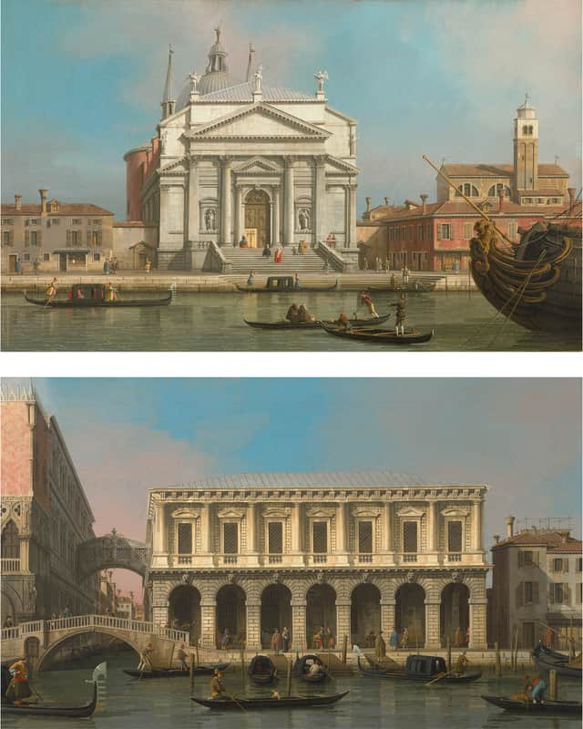 Artwork: Pair of Venice Views, The Churches and The Prisons and the Bridge of Sighs