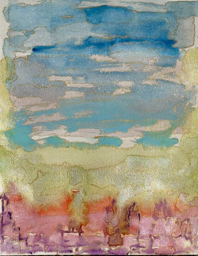 Artwork: Sunrise Sunset Manhattan Skyline I