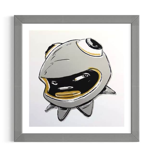 Artwork: Silver & Gold PHIBBY (Framed)