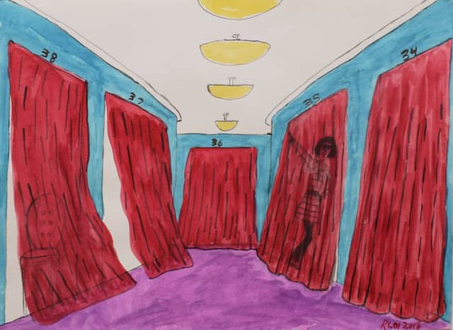 Artwork: Curtains in a Hotel