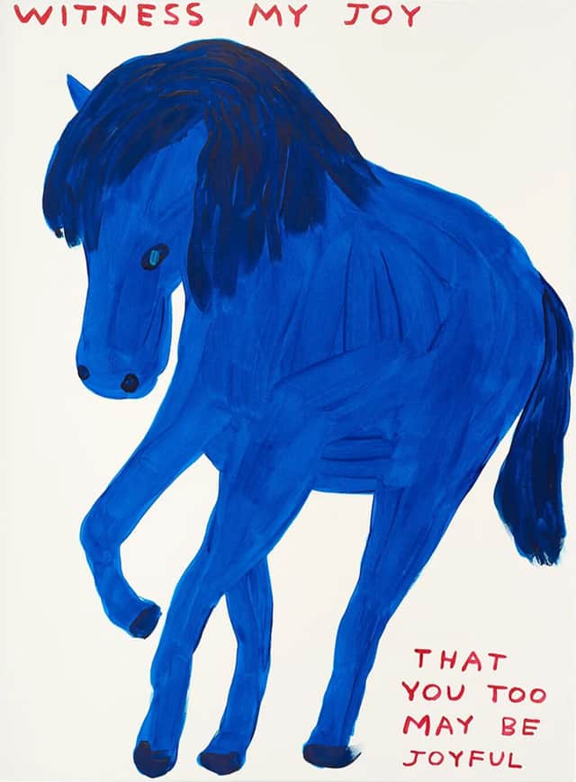 Artwork: David Shrigley Witness My Joy
