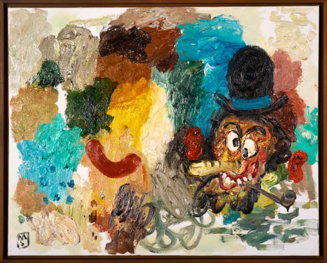 Artwork: 'Pintor Español Con Hambre' Unique Oil Painting