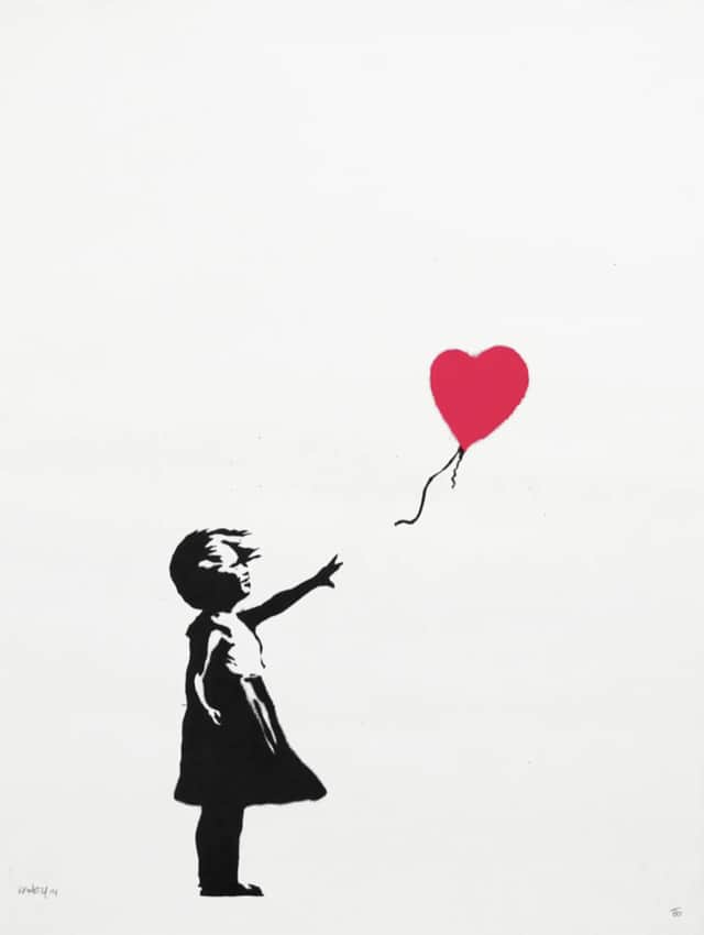 Artwork: Girl With Balloon (signed)