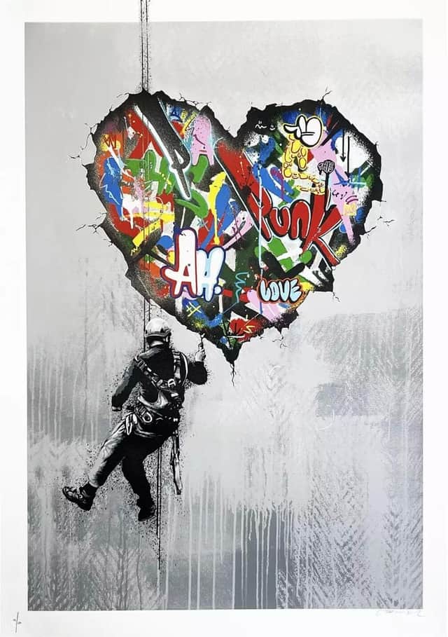 Artwork: Martin Whatson Cracked Screenprint
