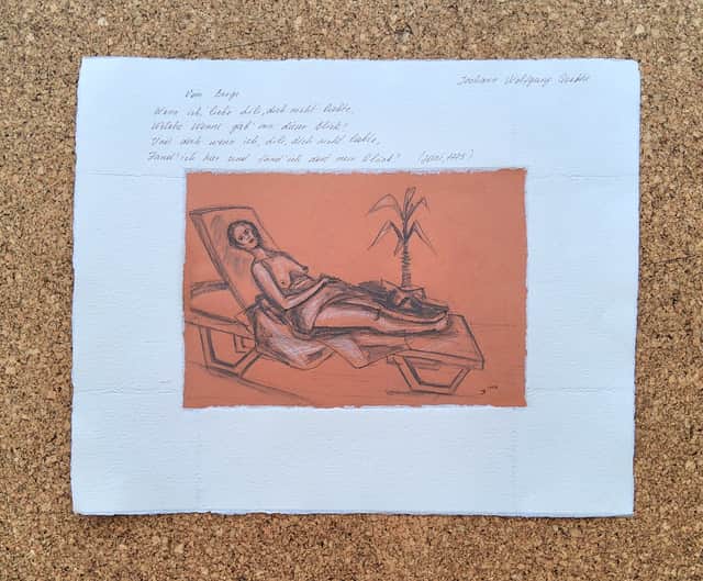 Artwork: "Palm Serenade to Goethe", Illustration