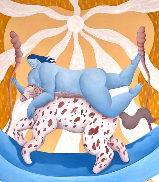 Artwork: Woman on Horseback