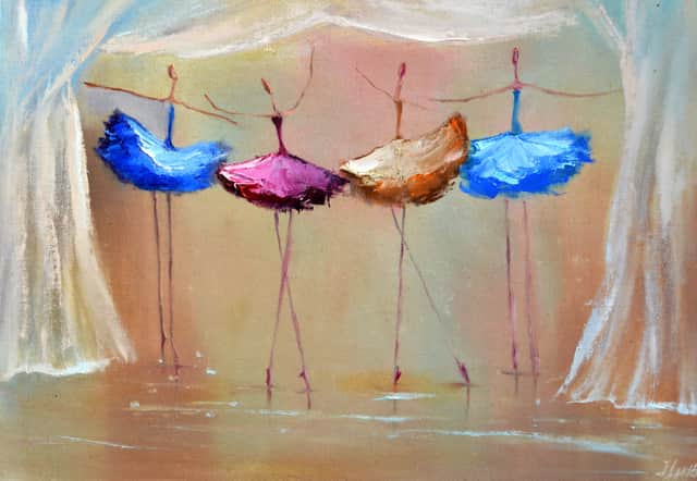 Artwork: Little ballet dancers