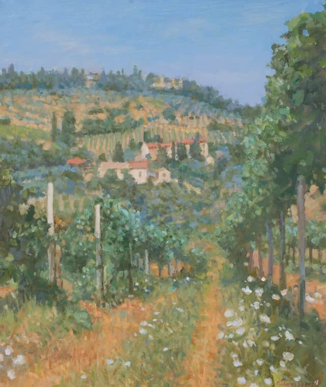 Artwork: Path Through the Vineyard
