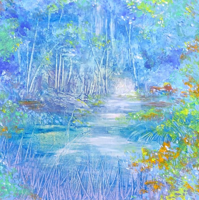 Artwork: “Morning by the Water” , Impressionism and Contemporary Impressionist