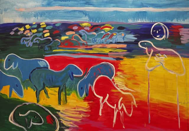 Artwork: Sheep Herding