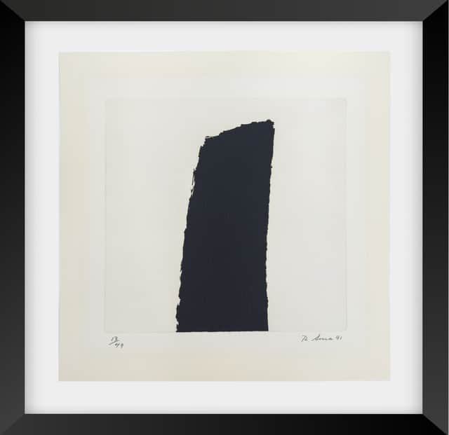 Artwork: Richard Serra Heimaey II Limited Edition Etching Signed Print Edition of 49