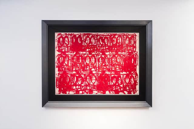 Artwork: Untitled Anxious Red