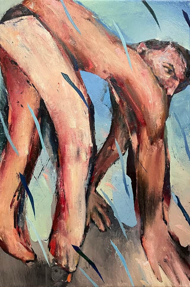 Artwork: Monkey act brushstroke