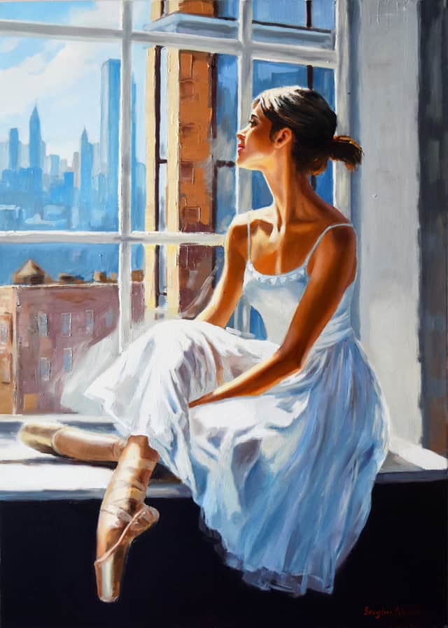 Artwork: The sunny day at the ballet school