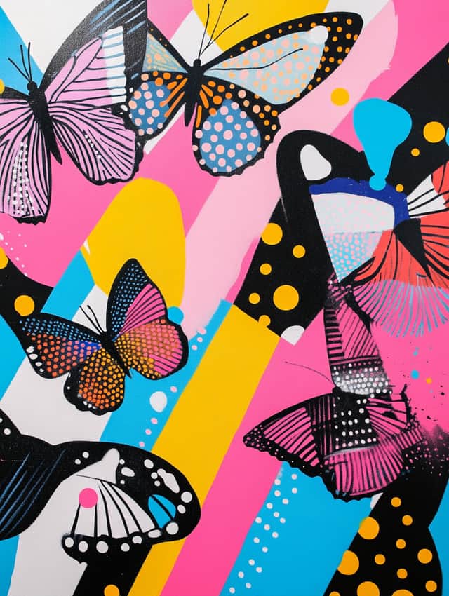 Artwork: "Dance of Butterflies", Pop and Contemporary Pop Art
