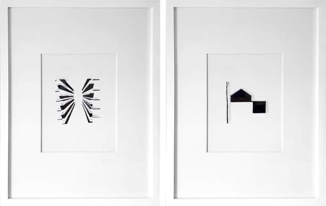 Artwork: Diptych: Imprints / I Am Yourself: Wood and House