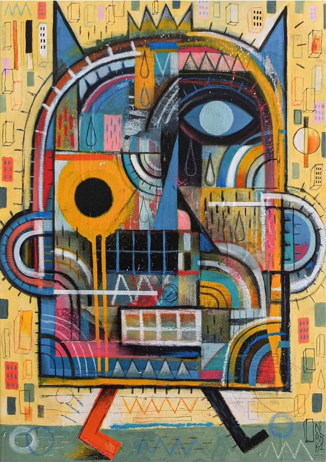 Artwork: Walking Big Head