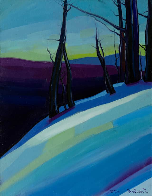 Artwork: Winter trees