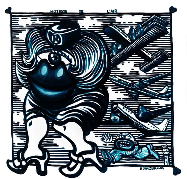 Artwork: Hôtesse de l'air