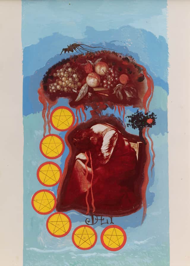 Artwork: Seven of Pentacles