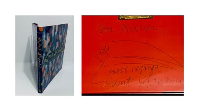 Artwork: For Kevin: signed Toucan Drawing in hardback monograph: An Art Rich and Strange