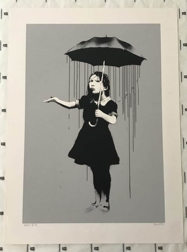 Artwork: Nola (Grey Rain) - Signed and dedicated to Roddy