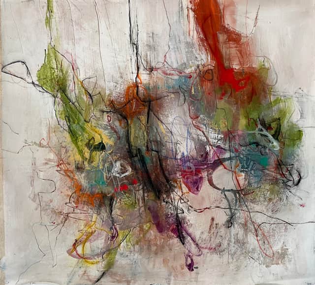 Artwork: Echo Series 2022 "Cora's Garden" - acrylic on canvas