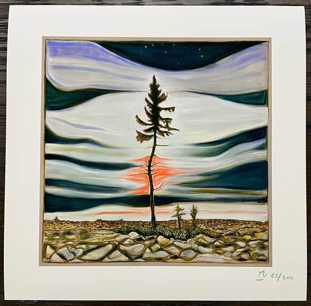 Artwork: Stars and Low Sun