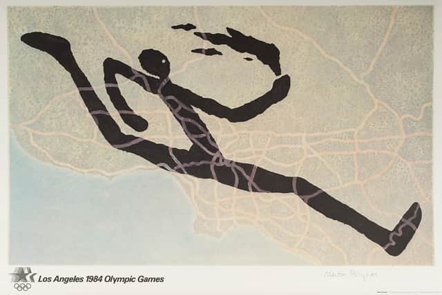 Artwork: Martin Puryear Hand-Signed 1984 Los Angeles Olympics Poster