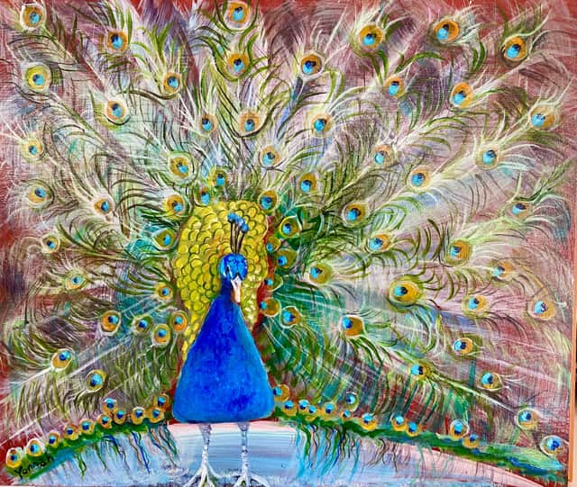 Artwork: Peacock Display