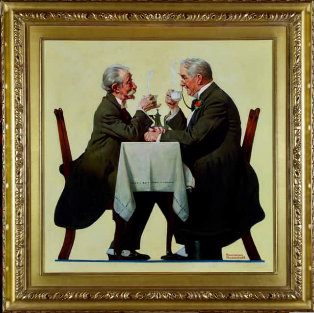 Artwork: Men Drinking Coffee