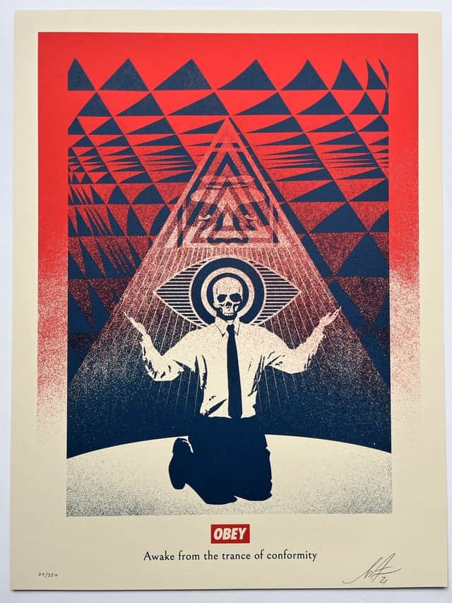 Artwork: Obey Conformity Trance (Red)