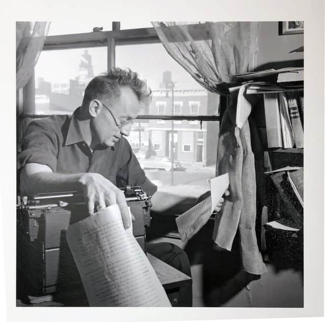 Artwork: Nelson Algren Writing "A Walk on the Wild Side"