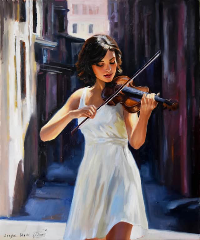Artwork: The violin player