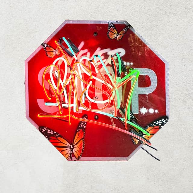 Artwork: Stop Sign Neon