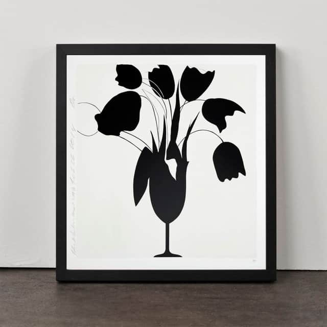 Artwork: 'Black Tulips and Vase'