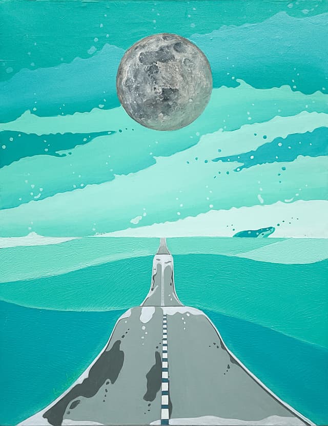 To the beyond of Luna Blue by Hodaka Washio (鷲尾 穂高)