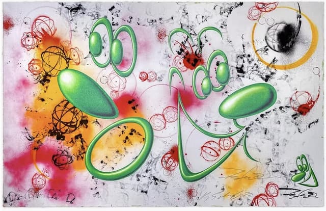 Kenny And Lenny by Kenny Scharf