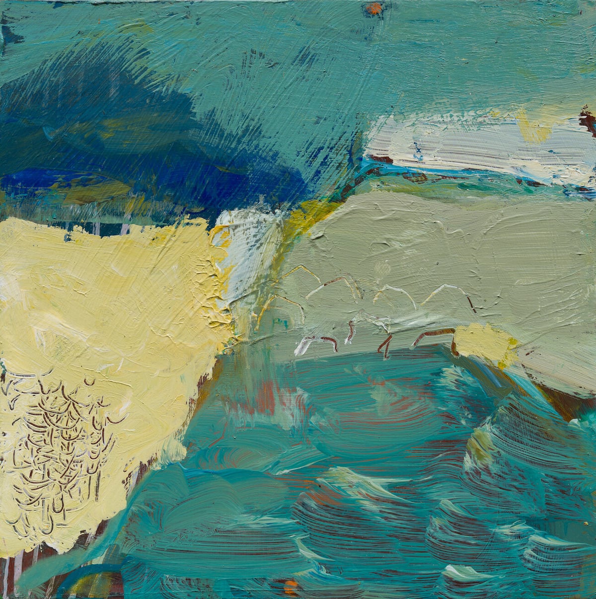 Artwork: Citron shadows beneath the sapphire skies