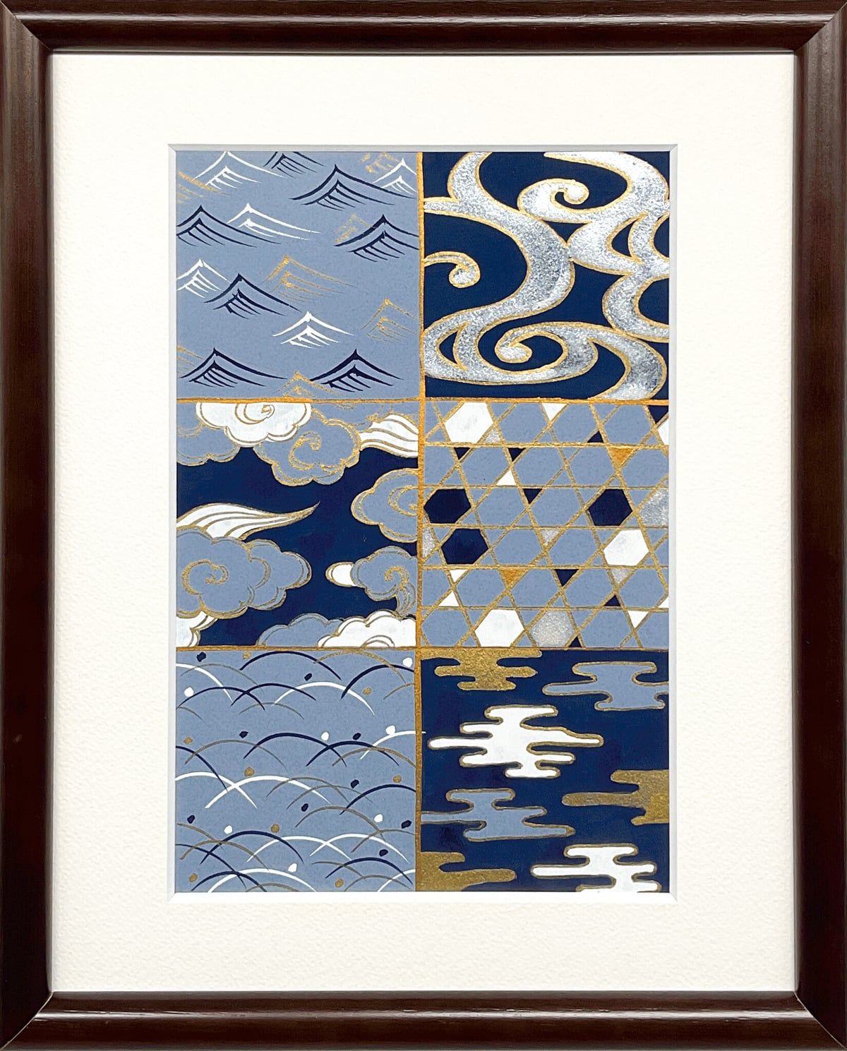 Artwork: Blue Pattern