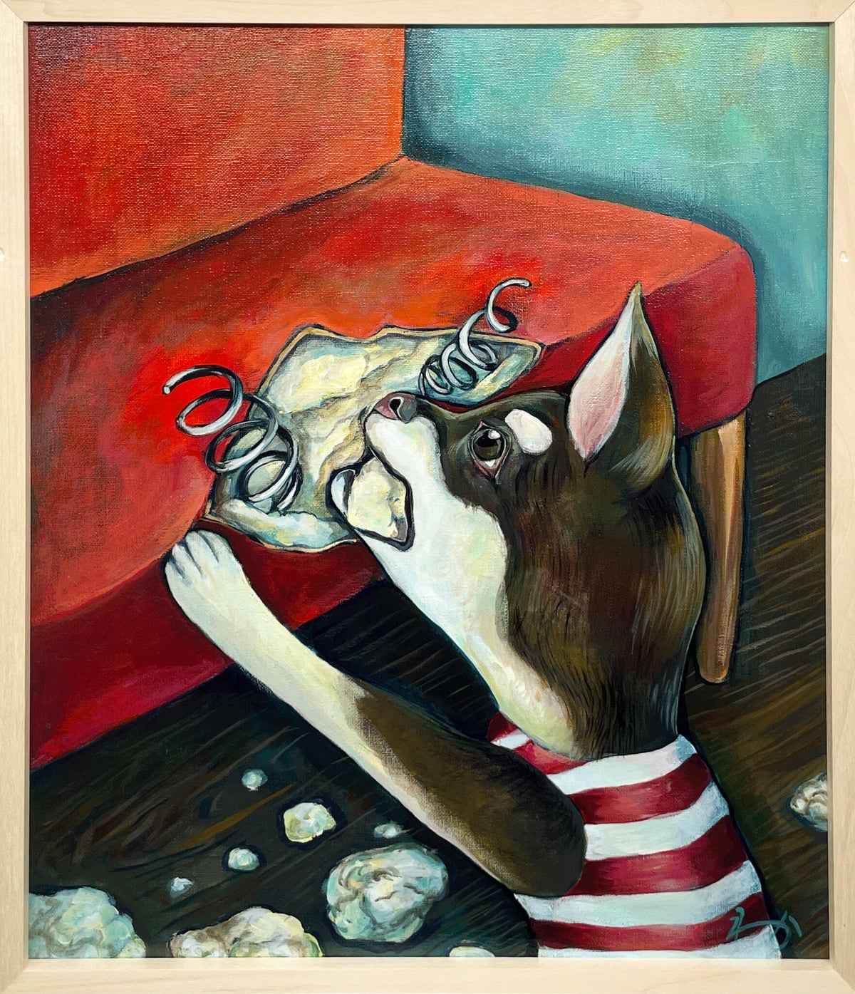 Artwork: Furniture damage crime