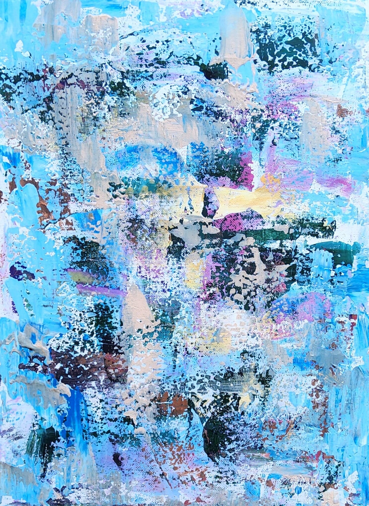 Artwork: "Sky in Moti" , Abstract Seascape, Impressionism and Contemporary Impressionist