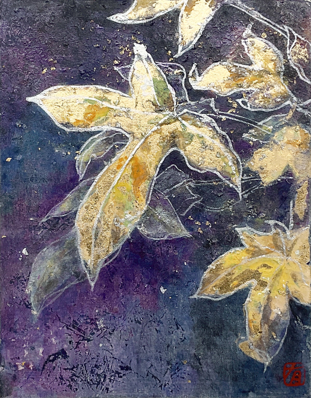 Artwork: yellow leaves